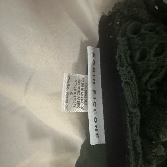 Robin Piccone Malia Ruffle Plunge Swimsuit - Size 4, Brand New - Picture 3 of 5